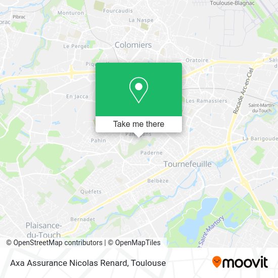Axa Assurance Nicolas Renard map
