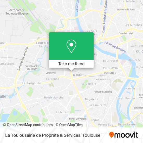 La Toulousaine de Propreté & Services map