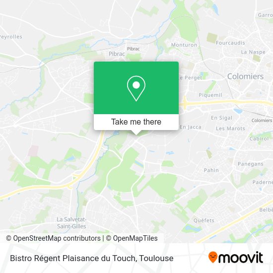 Bistro Régent Plaisance du Touch map