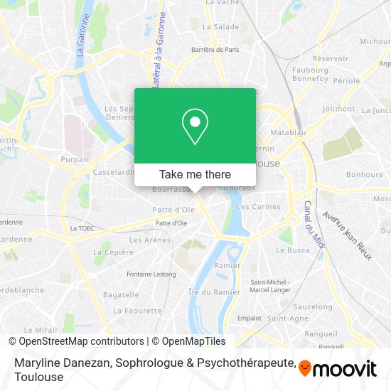 Maryline Danezan, Sophrologue & Psychothérapeute map