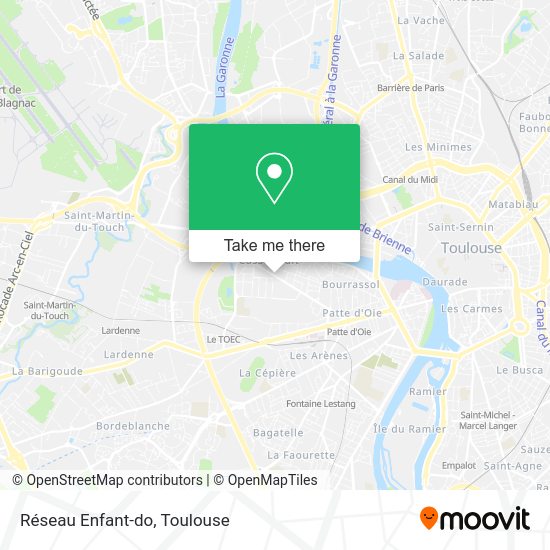 Réseau Enfant-do map