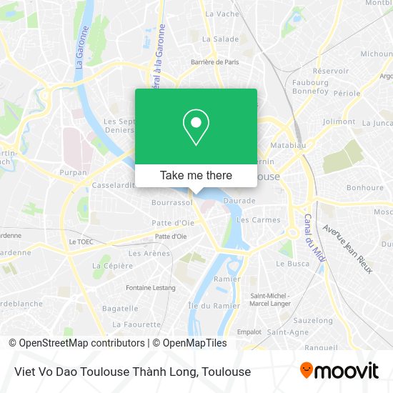 Viet Vo Dao Toulouse Thành Long map
