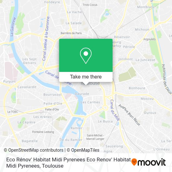 Eco Rénov' Habitat Midi Pyrenees Eco Renov' Habitat Midi Pyrenees map