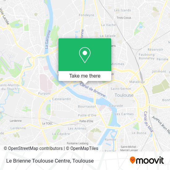 Le Brienne Toulouse Centre map