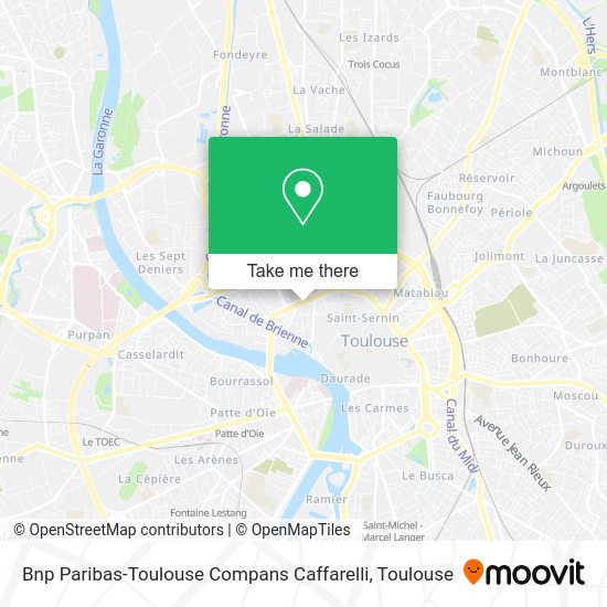 Bnp Paribas-Toulouse Compans Caffarelli map