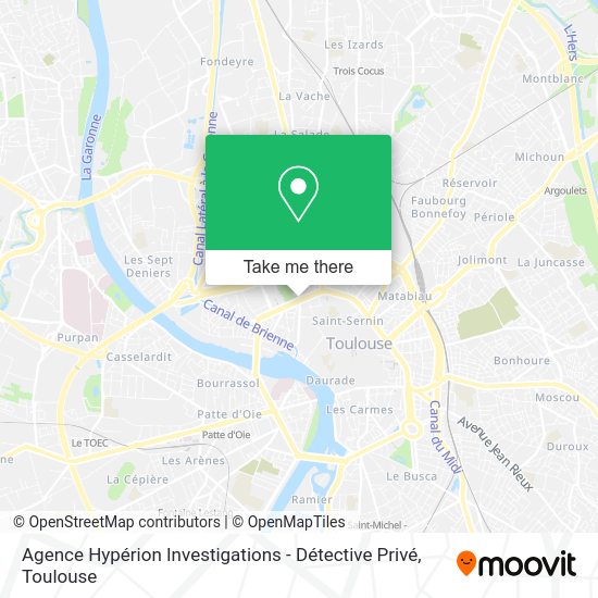 Agence Hypérion Investigations - Détective Privé map