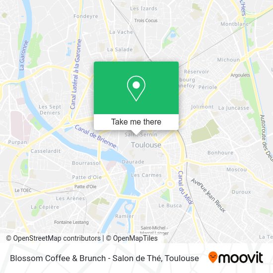 Blossom Coffee & Brunch - Salon de Thé map