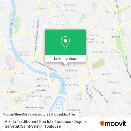 Aikido Traditionnel Epa Ista Toulouse - Dojo la Salvetat / Saint-Sernin map