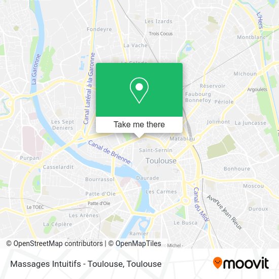 Massages Intuitifs - Toulouse map