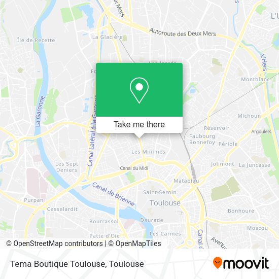 Tema Boutique Toulouse map