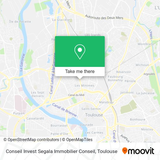 Conseil Invest Segala Immobilier Conseil map