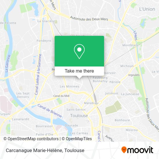 Carcanague Marie-Hélène map