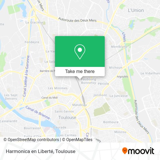 Harmonica en Liberté map