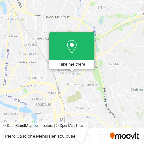 Piero Cascione Menuisier map