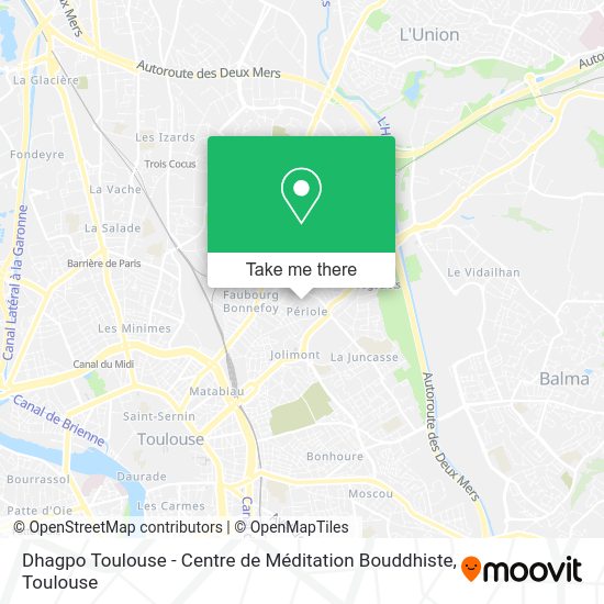 Dhagpo Toulouse - Centre de Méditation Bouddhiste map