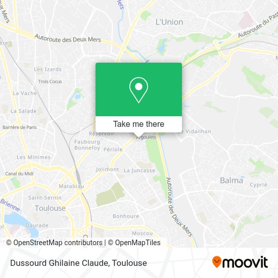 Dussourd Ghilaine Claude map