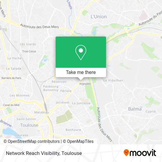 Network Reach Visibility map