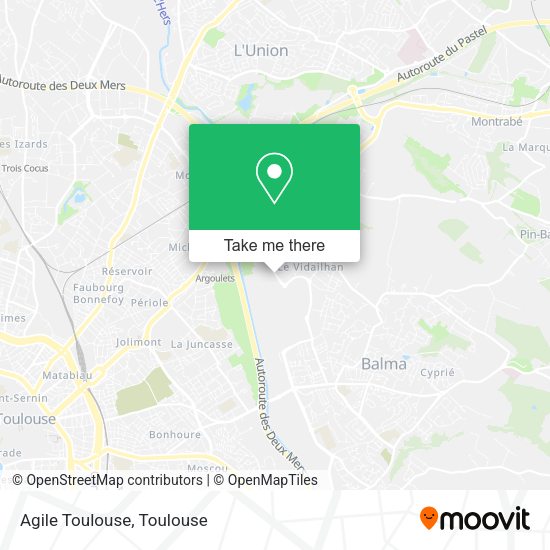 Agile Toulouse map