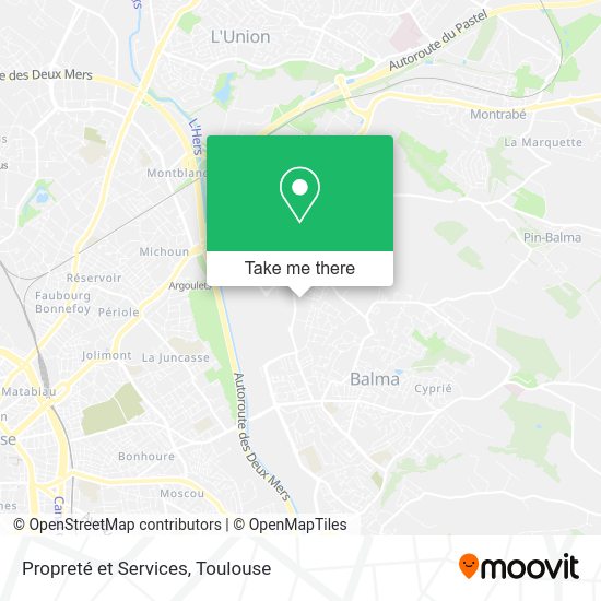 Propreté et Services map