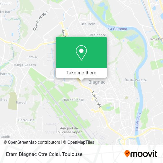 Eram Blagnac Ctre Ccial map