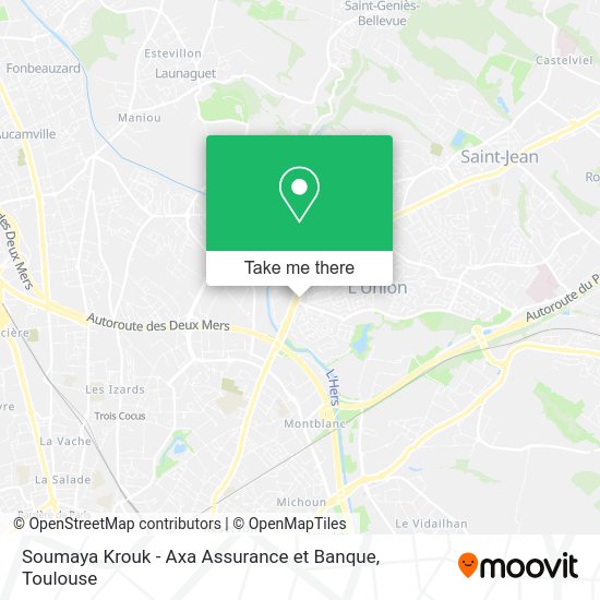 Soumaya Krouk - Axa Assurance et Banque map