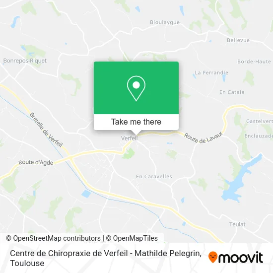 Centre de Chiropraxie de Verfeil - Mathilde Pelegrin map