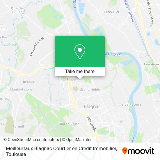 Meilleurtaux Blagnac Courtier en Crédit Immobilier map