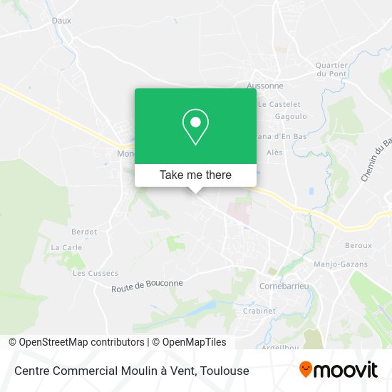 Centre Commercial Moulin à Vent map