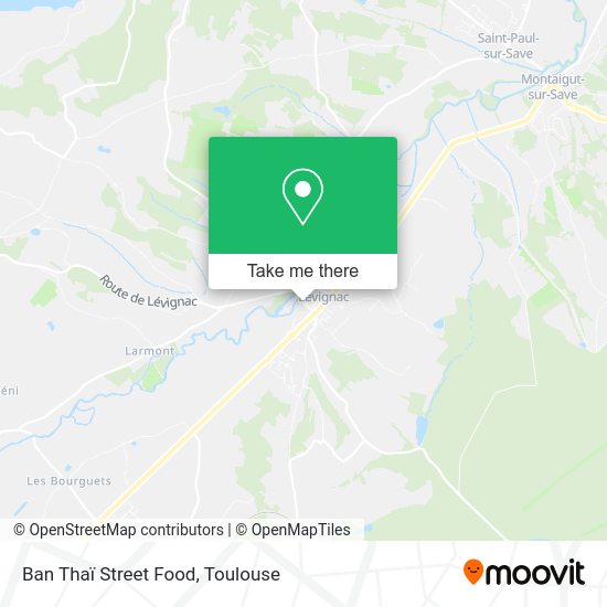 Ban Thaï Street Food map