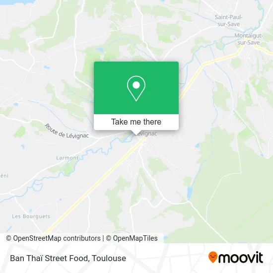 Ban Thaï Street Food map