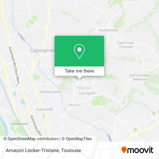 Amazon Locker-Tristane map