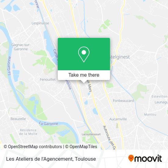 Les Ateliers de l'Agencement map