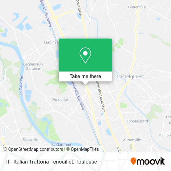 It - Italian Trattoria Fenouillet map