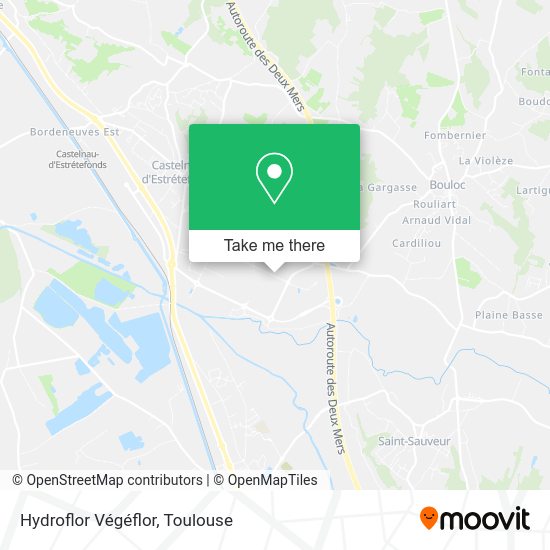 Hydroflor Végéflor map