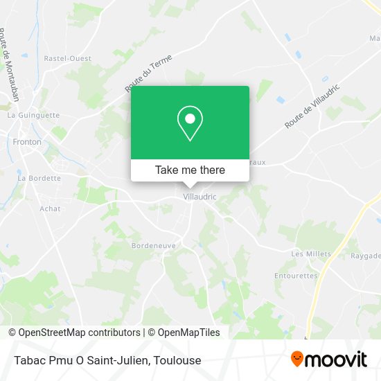 Tabac Pmu O Saint-Julien map