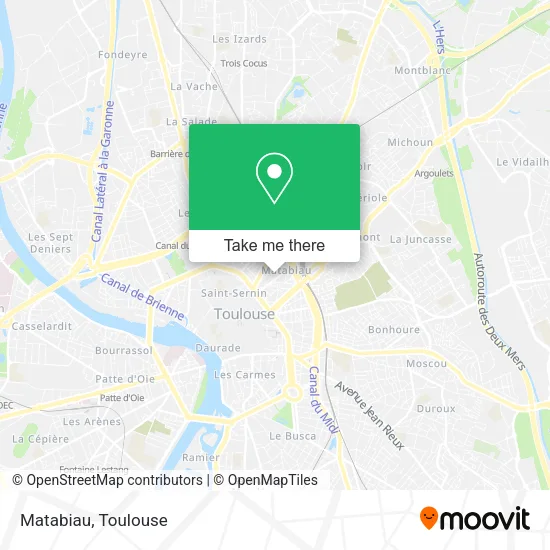 Matabiau map