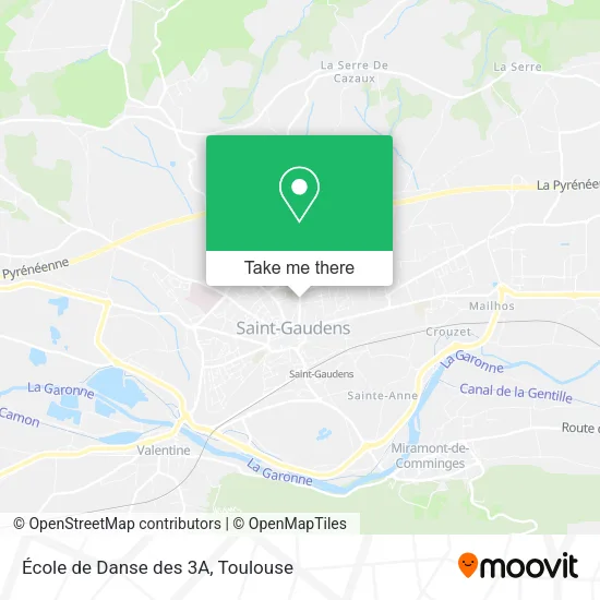 École de Danse des 3A map
