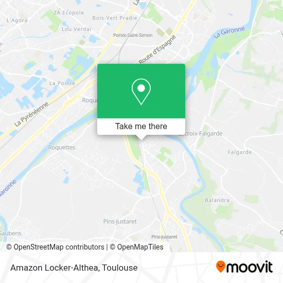 Amazon Locker-Althea map