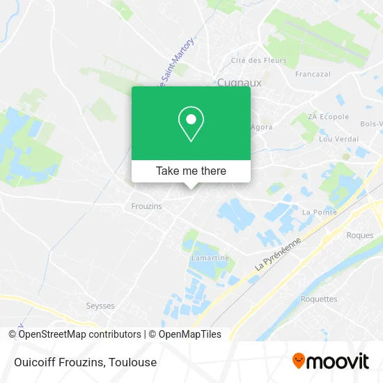 Ouicoiff Frouzins map