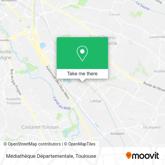 Médiathèque Départementale map