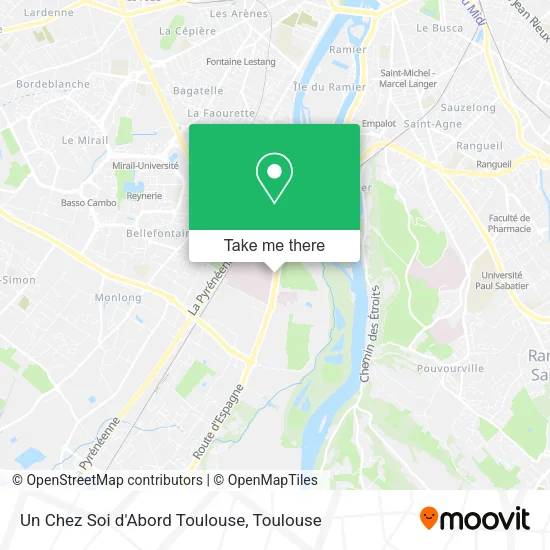 Un Chez Soi d'Abord Toulouse map