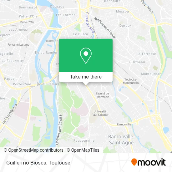 Guillermo Biosca map
