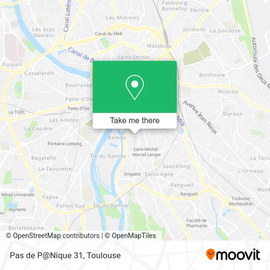 Pas de P@Nique 31 map