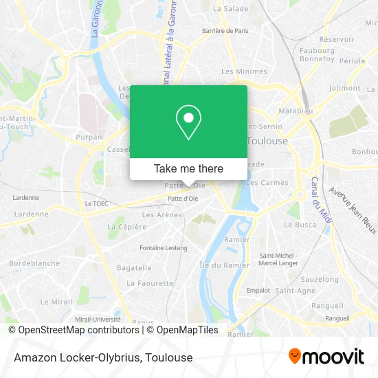 Amazon Locker-Olybrius map