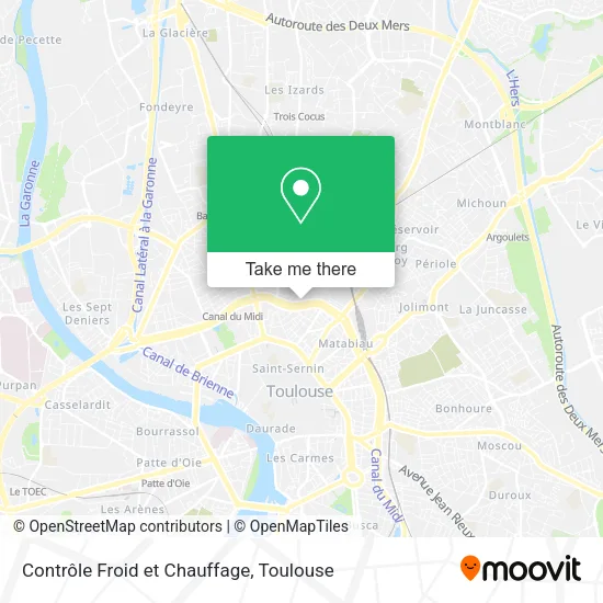Contrôle Froid et Chauffage map