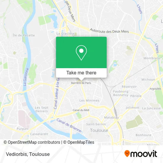 Vediorbis map