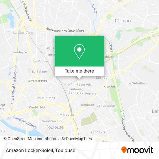Amazon Locker-Soleil map