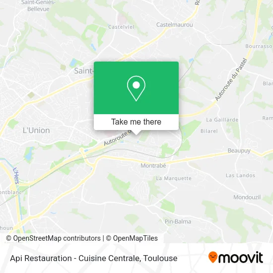 Api Restauration - Cuisine Centrale map