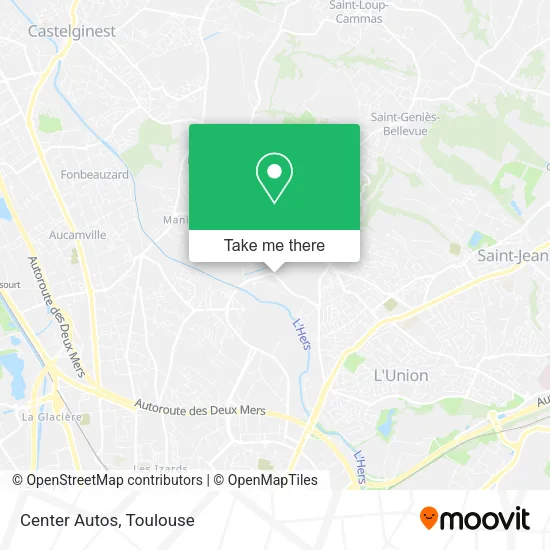 Center Autos map