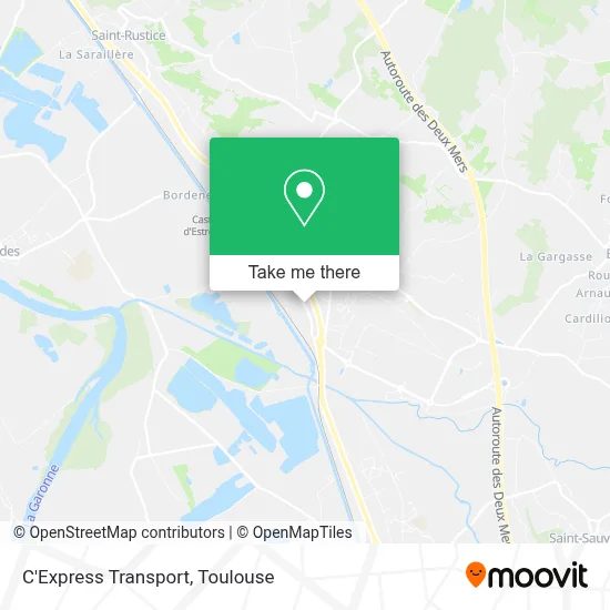 C'Express Transport map